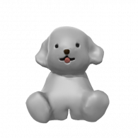 3d model - dog