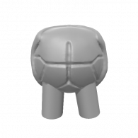 3d model - SHELL w TWO LEGS