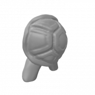 3d model - SHELL w TWO LEGS #3