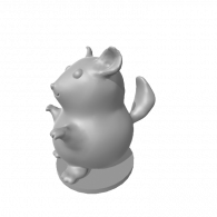 3d model - Chinchilla