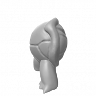 3d model - shell and legs #3