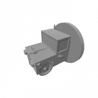 3d model - Road_roller