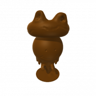 3d model - creram frog