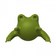 3d model - frog