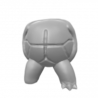 3d model - shell and legs #5