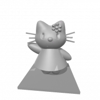 3d model - hello Kitty