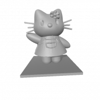 3d model - hello Kitty