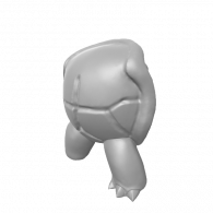 3d model - shell and legs #6