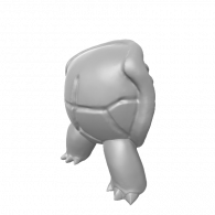 3d model - shell and legs #7