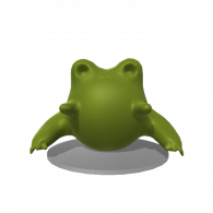 3d model - frog part 2