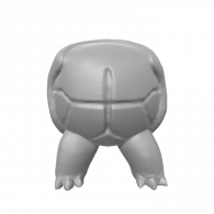 3d model - shell and legs #9