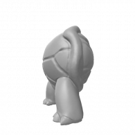 3d model - shell and legs #12