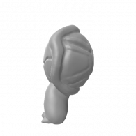 3d model - shell and legs