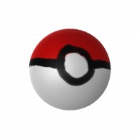 3d model - pokeball