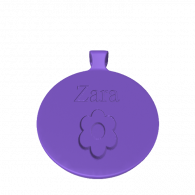 3d model - Round Pendantzara