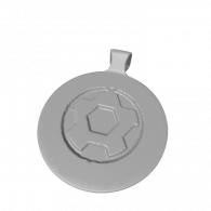 3d model - football pendent