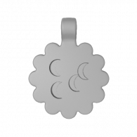 3d model - Flower Pendant 3