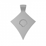 3d model - Wedge Pendant