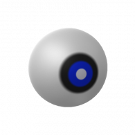 3d model - Mad eyes eye