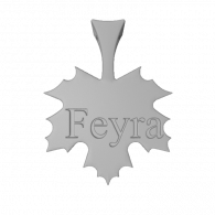 3d model - MAPLE PENDANT