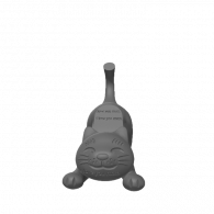 3d model - cat phone stand