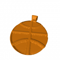 3d model - Round Pendant