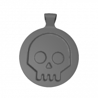 3d model - Round Pendant