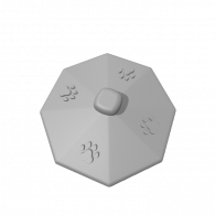 3d model - simple box top