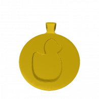 3d model - Round Pendant