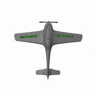 3d model - PlaneMonochrome