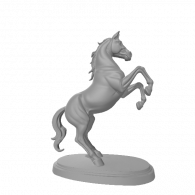 3d model - лошадь на печать