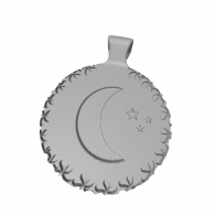 3d model - Round Pendant