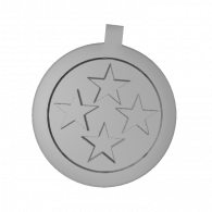 3d model - small circle rotating keychain