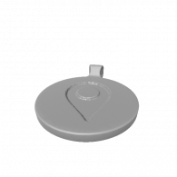 3d model - Round Pendant