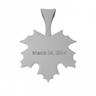 3d model - MAPLE PENDANT