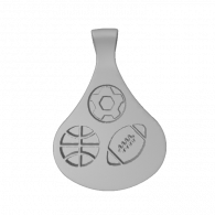 3d model - Spoon Pendant