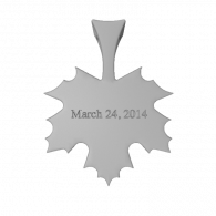 3d model - MAPLE PENDANT