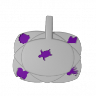 3d model - Leaf Pendant