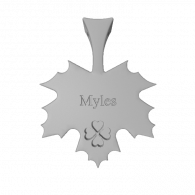 3d model - MAPLE PENDANT