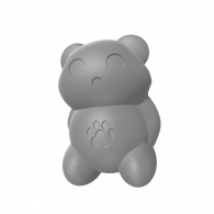 3d model - Panda head with ears and body along both arms and legs - G
