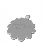 3d model - Flower Pendant 3
