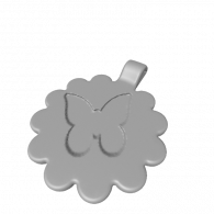 3d model - Flower Pendant 3
