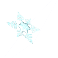 3d model - snowflake