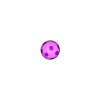 3d model - Pink Spotted Bowling ball