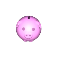 3d model - piggy bank