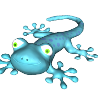 3d model - Gecko