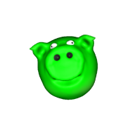 3d model - angry birds pig