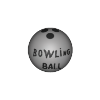 3d model - Bowling ball