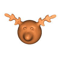 3d model - I LOVE REINDEERS