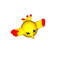 3d model - yellow bird